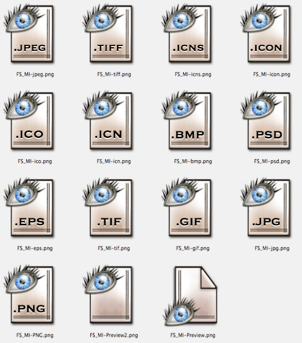 Preview of Fox Spokane Series - Image Types Icons