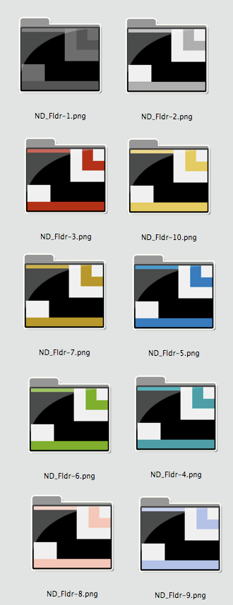 Reduced Preview of Nuevo Deco Generic Folders