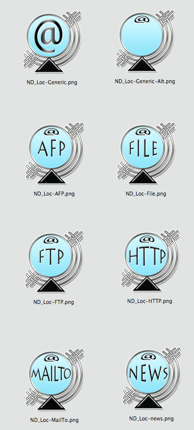 Reduced Preview of Nuevo Deco Locations Icons