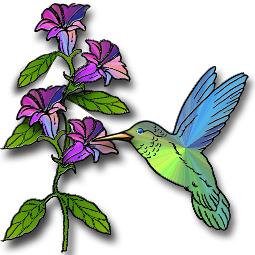 Hummingbird & Flower 2
