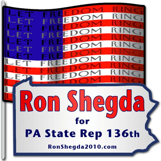 Logo for Ron Shegda Campaign Buttons